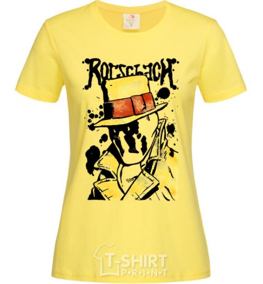 Женская футболка Роршах Rorschach Лимонный фото