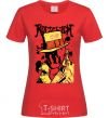 Женская футболка Роршах Rorschach Красный фото