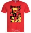 Мужская футболка Роршах Rorschach Красный фото