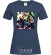 Women's T-shirt Thanos navy-blue фото