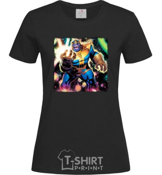 Women's T-shirt Thanos black фото