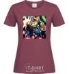 Women's T-shirt Thanos burgundy фото