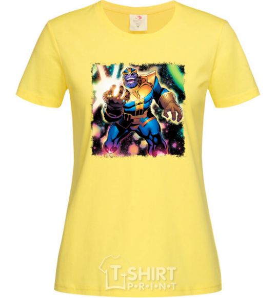 Women's T-shirt Thanos cornsilk фото