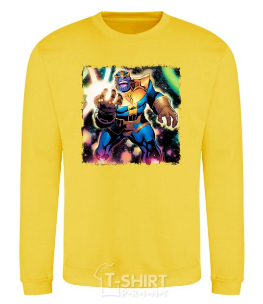 Sweatshirt Thanos yellow фото