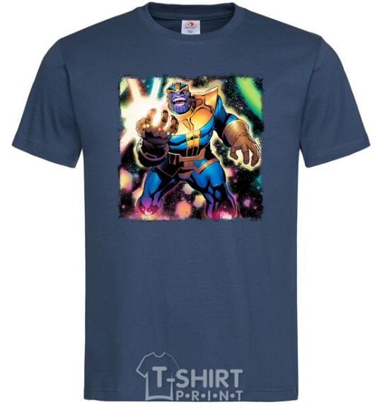 Men's T-Shirt Thanos navy-blue фото