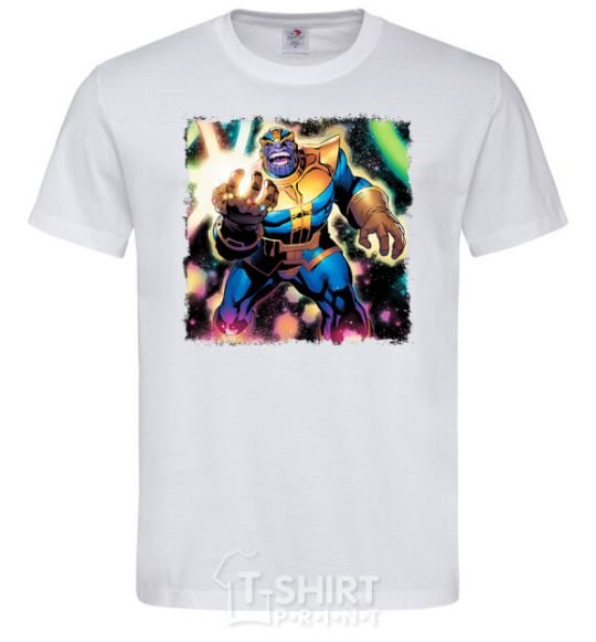 Мужская футболка Танос Белый фото