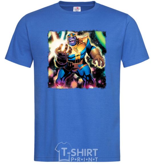 Мужская футболка Танос Ярко-синий фото