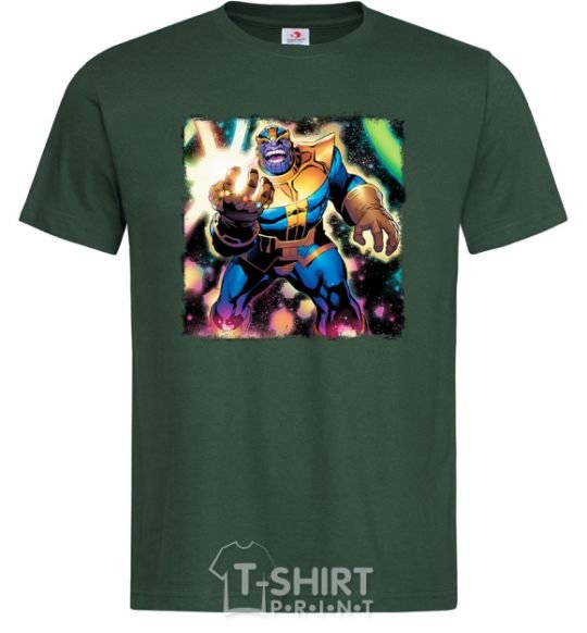 Men's T-Shirt Thanos bottle-green фото