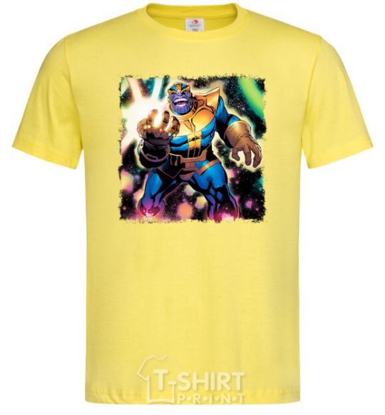 Мужская футболка Танос Лимонный фото