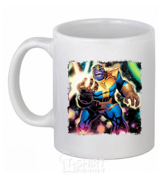 Ceramic mug Thanos White фото