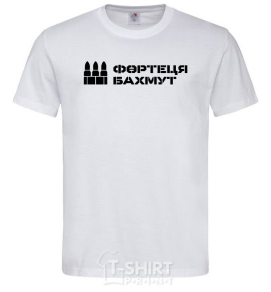 Men's T-Shirt Bakhmut fortress White фото