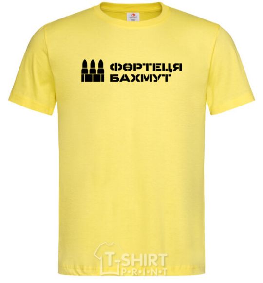 Men's T-Shirt Bakhmut fortress cornsilk фото