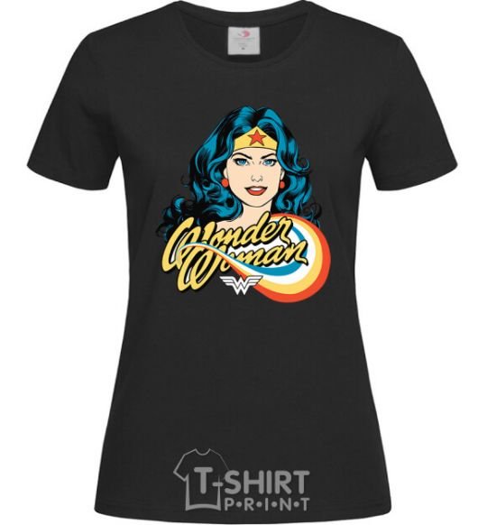 Women's T-shirt Wonder Woman black фото