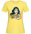 Women's T-shirt Wonder Woman cornsilk фото