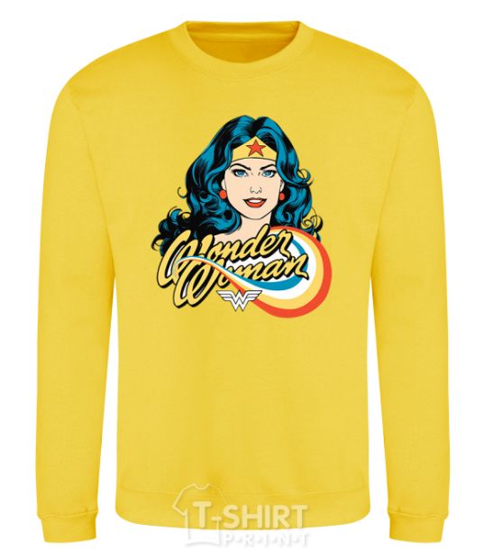 Sweatshirt Wonder Woman yellow фото