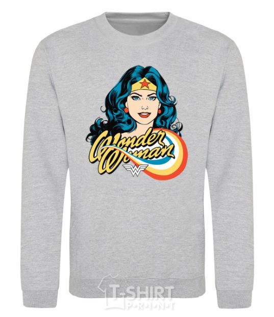 Sweatshirt Wonder Woman sport-grey фото