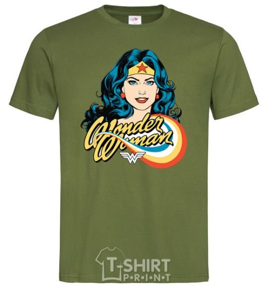 Men's T-Shirt Wonder Woman millennial-khaki фото