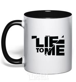 Mug with a colored handle