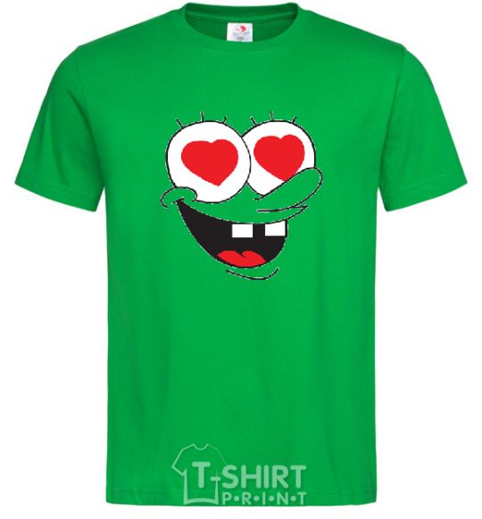 Мужская футболка SPONGE BOB влюблённый Зеленый фото