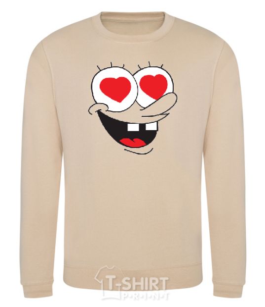 Sweatshirt SPONGE BOB in love sand фото