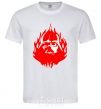 Men's T-Shirt DARTH VADER Mask White фото