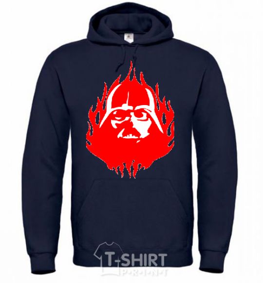 Men`s hoodie DARTH VADER Mask navy-blue фото