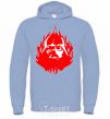 Men`s hoodie DARTH VADER Mask sky-blue фото