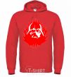 Men`s hoodie DARTH VADER Mask bright-red фото