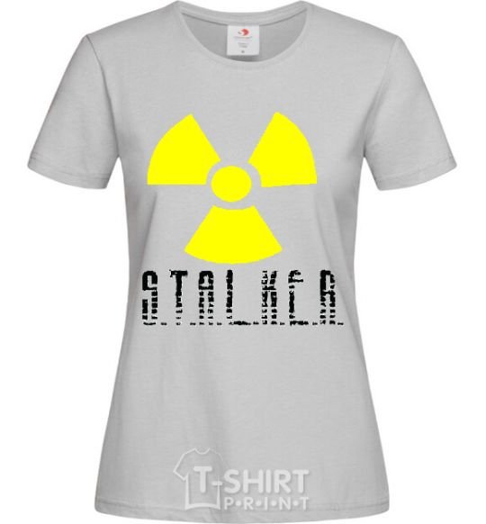 Women's T-shirt STALKER Explosion grey фото