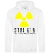 Men`s hoodie STALKER Explosion White фото