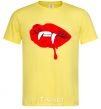 Мужская футболка VAMPIRE LIPS Лимонный фото
