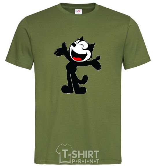 Men's T-Shirt FELIX THE CAT Happy millennial-khaki фото