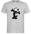 Men's T-Shirt FELIX THE CAT Happy grey фото
