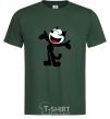 Men's T-Shirt FELIX THE CAT Happy bottle-green фото