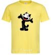 Men's T-Shirt FELIX THE CAT Happy cornsilk фото