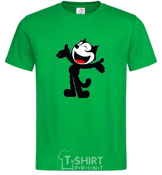 Men's T-Shirt FELIX THE CAT Happy kelly-green фото