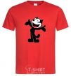 Men's T-Shirt FELIX THE CAT Happy red фото