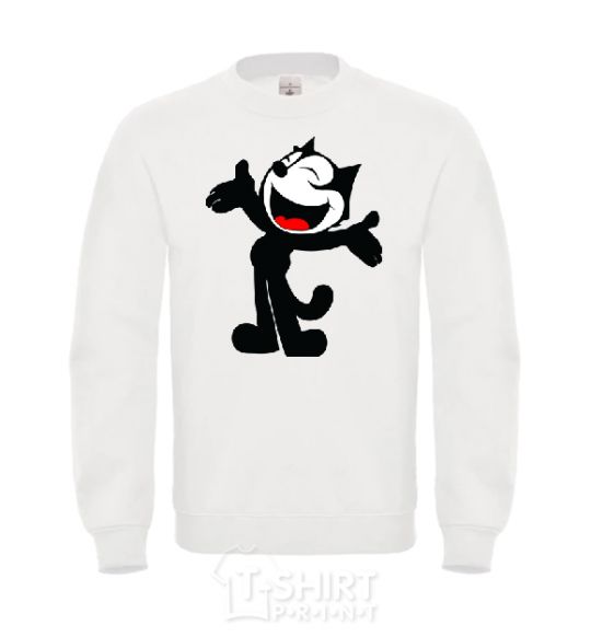 Свитшот FELIX THE CAT Happy Белый фото