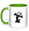 Чашка с цветной ручкой FELIX THE CAT Happy Зеленый фото