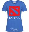 Women's T-shirt DOTA 2 logo royal-blue фото