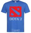 Мужская футболка DOTA 2 логотип Ярко-синий фото