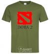 Men's T-Shirt DOTA 2 logo millennial-khaki фото