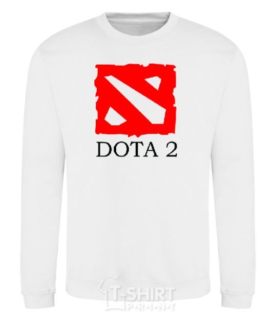 Sweatshirt DOTA 2 logo White фото