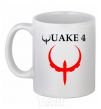 Ceramic mug QUAKE 4 White фото