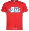 Men's T-Shirt THE SIMS red фото