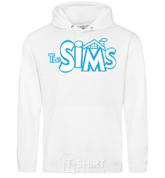 Men`s hoodie THE SIMS White фото