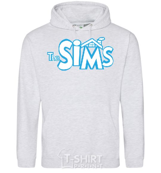 Men`s hoodie THE SIMS sport-grey фото