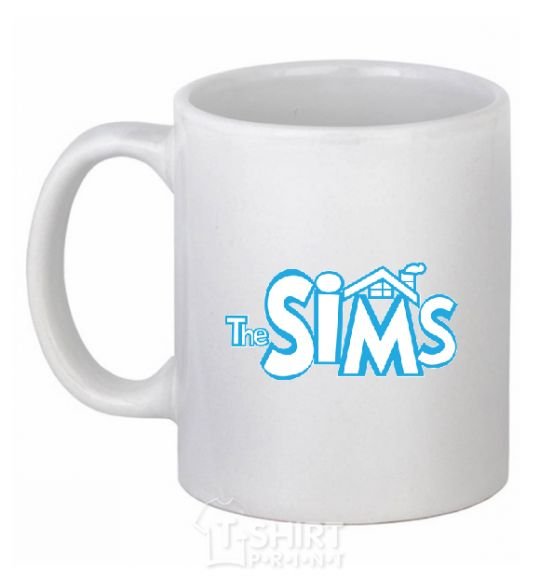 Ceramic mug THE SIMS White фото