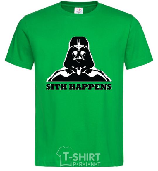 Мужская футболка SITH HAPPENS Зеленый фото