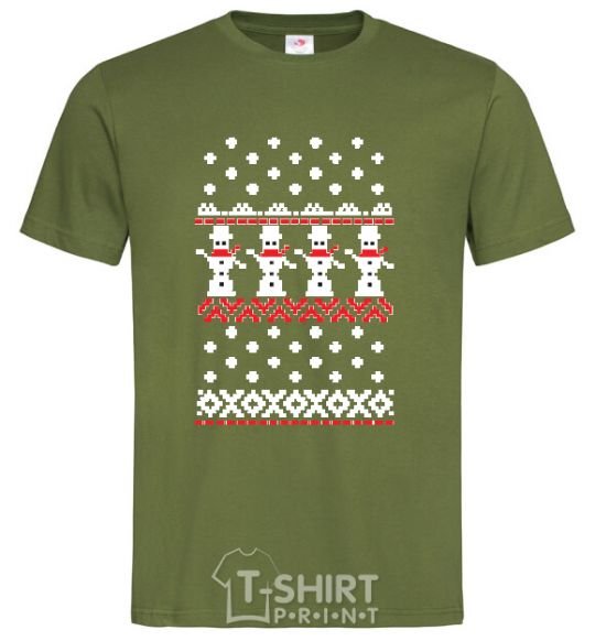 Men's T-Shirt SNOWMEN millennial-khaki фото